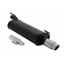 Escape Deportivo 1 X 76mm Gp-Design - Opel Astra F Hatchback Typ:F/-Cc 1.4 / 1.6 / 1.7 D / 1.8 / 2.0   - 1 O 3 Puntos Anclaje