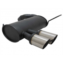 Escape Deportivo 2 X 76mm Ms-Design - Bmw E90 / E91 Typ:390l 325i / 330i Bj. 01/2005 -