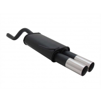 Escape Deportivo 2 X 76mm Rl-Design - Clio Ii Typ:Bb0/Cb0 1.2 / 1.4 / 1.6 16v