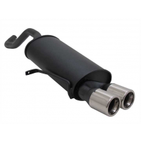 Escape Deportivo 2 X 76mm M-Design - Clio Iii Typ:Br0/Cr0 1.2 / 1.4 / 1.6 / 1.5 Cdi Bj. 09/2005 -