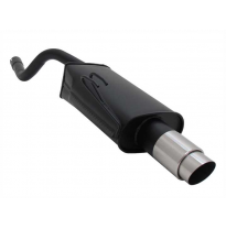 Escape Deportivo 1 X 90mm Gp-Design - Fiat Punto Ii Typ:188 1.2 Bj. 09/1999 - 06/2003