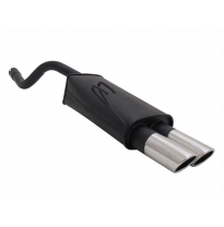 Escape Deportivo 2 X 76mm Sr-Design - Fiat Punto Ii Typ:188 1.2 Bj. 09/1999 - 06/2003