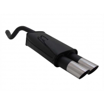 Escape Deportivo 2 X 76mm Ms-Design - Fiat Punto Ii Typ:188 1.2 Bj. 09/1999 - 06/2003