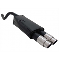 Escape Deportivo 2 X 76mm Gp-Design - Fiat Punto Ii Typ:188 1.2 Bj. 09/1999 - 06/2003