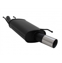 Escape Deportivo 1 X 76mm Rl-Design - Ford Fiesta Typ:Jas/Jbs 1.2 16v / 1.3 / 1.4 16v / 1.8 D / 1.8 Td Bj. 1996 - 2001