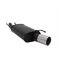 Escape Deportivo 1 X 90mm Rl-Design - Ford Fiesta Typ:Jas/Jbs 1.2 16v / 1.3 / 1.4 16v / 1.8 D / 1.8 Td Bj. 1996 - 2001