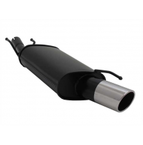 Escape Deportivo 1 X 90mm Sr-Design - Ford Fiesta Typ:Jas/Jbs 1.2 16v / 1.3 / 1.4 16v / 1.8 D / 1.8 Td Bj. 1996 - 2001