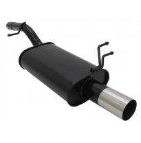 Escape Deportivo 1 X 76mm Rl-Design - Ford Fiesta Typ:Jh/Jd 1.2 16v / 1.4 16v / 1.4 Tdci / 1.6 Tdci Bj. 11/2001 - 9/2008