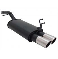 Escape Deportivo 2 X 76mm Sr-Design - Ford Fiesta Typ:Jh/Jd 1.2 16v / 1.4 16v / 1.4 Tdci / 1.6 Tdci Bj. 11/2001 - 9/2008