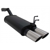 Escape Deportivo 2 X 76mm Ms-Design - Ford Fiesta Typ:Jh/Jd 1.2 16v / 1.4 16v / 1.4 Tdci / 1.6 Tdci Bj. 11/2001 - 9/2008