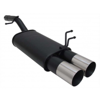 Escape Deportivo 2 X 90mm Rl-Design - Ford Fiesta Typ:Jh/Jd 1.2 16v / 1.4 16v / 1.4 Tdci / 1.6 Tdci Bj. 11/2001 - 9/2008