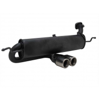 Escape Deportivo 2 X 76mm M-Design (Mittig) - Smart Coupe / Cabrio / Fortwo Typ:451 0.6 / 1.0 Bj. 04/2007 -    Catalizador Depor