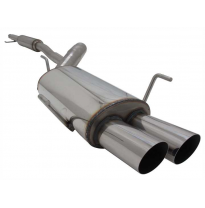 Escape Deportivo Grupo a 2 X 76mm Ms-Design - Opel Corsa C Typ:C 1.0 / 1.2 / 1.3 / 1.4 / 1.7 Diesel / 1.8 Gsi Valido Para 12v +