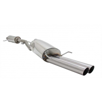 Escape Deportivo Grupo a 2 X 76mm Ms-Design - Opel Astra G Coupe / Cabrio Typ:G/T98 1.6 16v / 1.8 16v / 2.0 16v