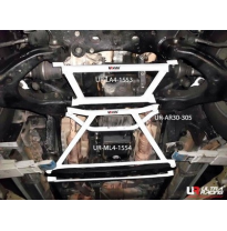 BARRA REFUERZO ULTRARACING TOYOTA LAND CRUISER 100 98-07 ULTRA-R 4-PUNTOS MID LOWER BAR