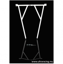 BARRA REFUERZO ULTRARACING KIA SOUL 08-14 ULTRARACING 4-PUNTOS MID LOWER BRACE 2266