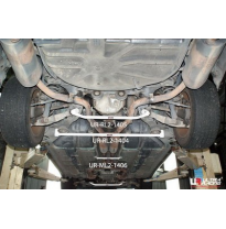 BARRA REFUERZO ULTRARACING JAGUAR S-TYPE 3.0 V6 99-08 ULTRARACING TRASERA INFERIOR BAR 1404