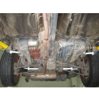 BARRA REFUERZO ULTRARACING NISSAN X TRAIL 01-07 ULTRARACING 2X 2-PUNTOS TRASERA SIDE BARS