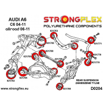 SILENTBLOCK Audi A6 Rs6 C6 04-11 KIT DE CASQUILLO DE ENLACE DE BARRA ESTABILIZADORA TRASERA STRONGFLEX 2 Unidades