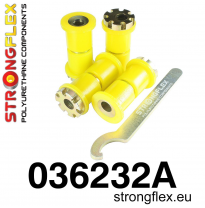 SILENTBLOCK Bmw Z Series Z3 94-02 KIT DE CASQUILLOS DE BRAZO DE ARRASTRE TRASERO STRONGFLEX EXCÉNTRICO SPORT