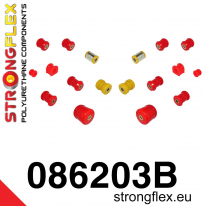 SILENTBLOCK Honda Prelude Iv 92-96 KIT DE CASQUILLOS DE SUSPENSIÓN TRASERA STRONGFLEX