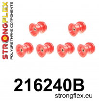 SILENTBLOCK Toyota Supra Supra Iii 86-93 KIT DE CASQUILLO DE SUBCHASIS TRASERO STRONGFLEX