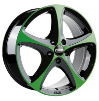 Llanta Cms C12 Individual 8,0x18 Et55 5x108 Green-Black 63.4