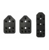 1 Kit Gomas (3 Piezas Diferentes) Reflex Negro