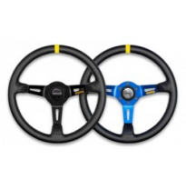 Volante Momo 08 350 Mm Piel Vuelta Negra