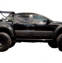 Revestimiento de carrocería Oneway apto para Mercedes Clase X W470 2017- - Negro mate