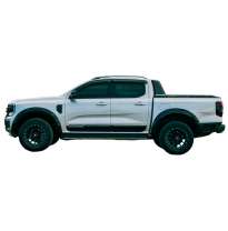 Revestimiento de carrocería Oneway apto para Ford Ranger T9 2022- - Negro mate