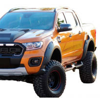 Pasos de rueda Oneway aptos para Ford Ranger T8 2019-2022 - Negro mate