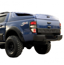 Cubierta de portón trasero Oneway adecuada para Ford Ranger T6/T7/T8 2012-2022 - Versión 3 - Negro mate