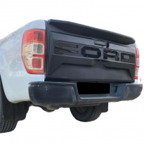 Cubierta de portón trasero Oneway adecuada para Ford Ranger T6/T7/T8 2012-2022 - Negro mate