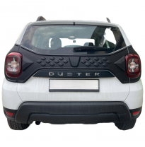 Revestimiento de portón trasero Oneway apto para Dacia Duster II 2018-2024 - Negro mate