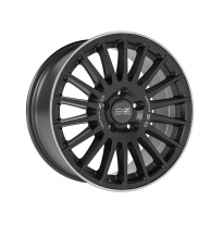 LLANTA RALLY DESERT 8x18 ET25 6x139.7 OZ RACING MATT BLACK SILVER LET. DIAMOND LIP