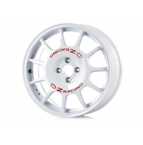 LLANTA LEGGENDA 7x17 ET 30 4x100 OZ RACING RACE WHITE RED LETTERING