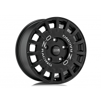 LLANTA RALLY RAC. VAN 8x18 ET 56 5x120 OZ RACING MATT BLACK SILVER LETTERING