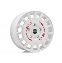LLANTA RALLY RAC. VAN 7,5x18 ET 48 5x160 OZ RACING RACE WHITE RED LETTERING