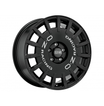 LLANTA RALLY RACING 8x17 ET 45 5x112 OZ RACING GLOSS BLACK SILVER LETTERING