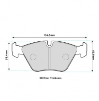 Pastillas De Freno Pbs Prorace Delanteras Bmw 3 (E46) 330d Kw: Año:
