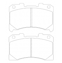 Pastillas de freno PBS PROCOMP DELANTERAS TOYOTA YARIS (_P21_, _PA1_, _PH1_) 1.6 GR 4WD (GXPA16) KW:192 Año: 2020 &gt;