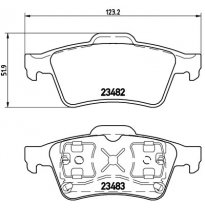 Pastillas de freno PBS PROTRACK TRASERAS RENAULT Megane II 2.0 20i Sport 16V Turbo KW:152 Año: 2004 &gt;