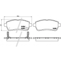 Pastillas de freno PBS PROTRACK DELANTERAS MAZDA 2 1.3 16V KW:55 Año: 2007 &gt;