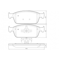 Pastillas de freno PBS PRORACE DELANTERAS SAAB 93 Estate 2.8 Turbo V6 XWD KW:206 Año: 2008 &gt;