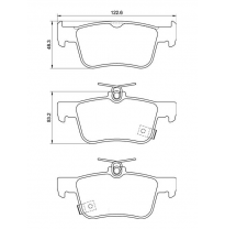 Pastillas de freno PBS PROTRACK TRASERAS HONDA CIVIC X Hatchback (FC_,FK) 1.6 iDTEC (FK9) KW:88 Año: 2018 &gt;