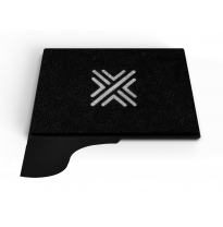 Filtro deportivo tipo original FORD Mustang (6th Gen) 2.3 Ecoboost Año 07/14 - Unique Panel Medidas 283 260   Pipercross