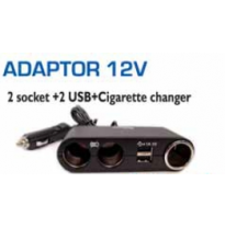 ADAPTADOR DOBLE+ USB 12V