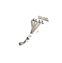 Colector De Escape Tubular Inoxidable / Renault Megane 2.0i 8v Porton Trasero 95-99 Rc Racing