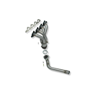 Colector De Escape Tubular Inoxidable / Ford Escort / Ford Orion 1.6i 16v 09/92-01/95 Rc Racing